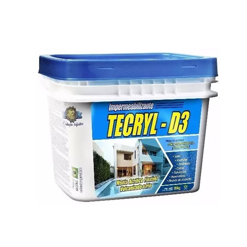 Tecryl impermeabilizante D3 líquido balde 18k